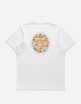 1261 Abundance Dragon Circle T-Shirt White