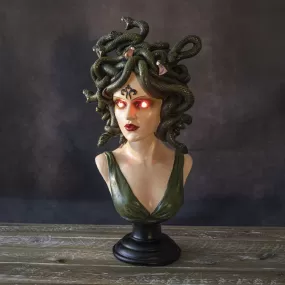 15" Medusa Bust with LED Lights