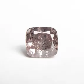 2.03ct 7.11x6.65x4.61mm GIA I2 Fancy Brownish Purplish Pink Cushion Brilliant 23911-01