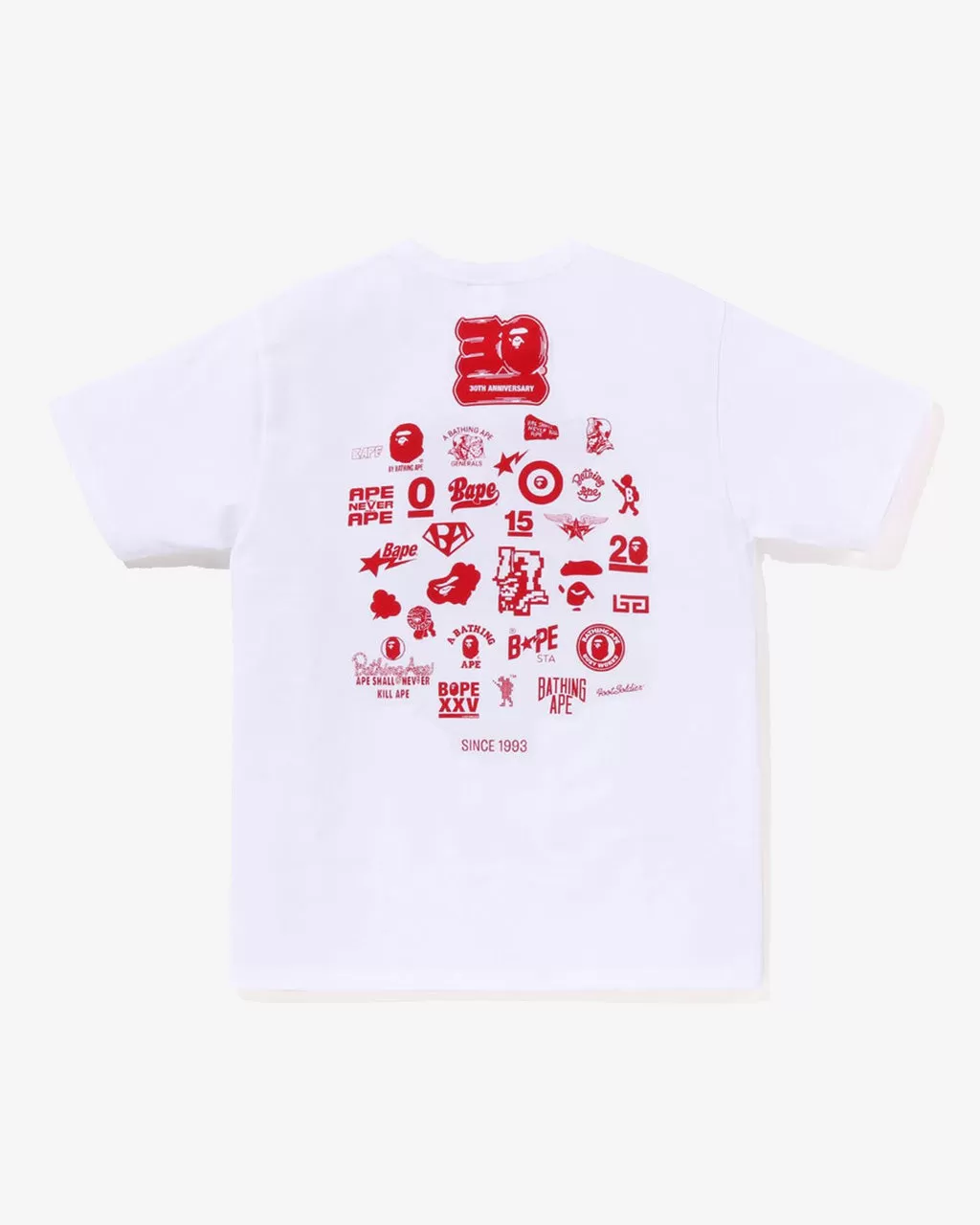 30th Anniversary Tee #2 White x Red