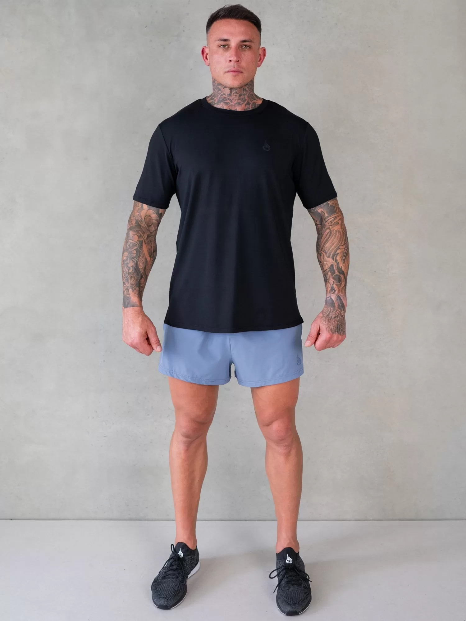 3" Training Shorts - Denim Blue