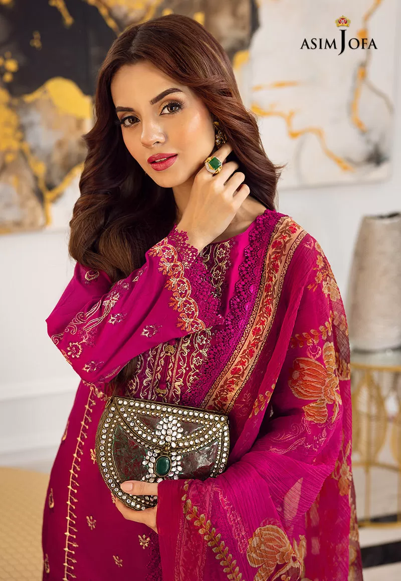 AJAA-05 EMBROIDERED LAWN 3 PCS