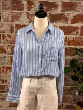 Alessia Top in Blue Stripe