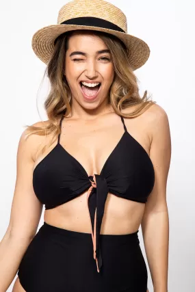 Anna - Reversible Bikini top Pink & Black