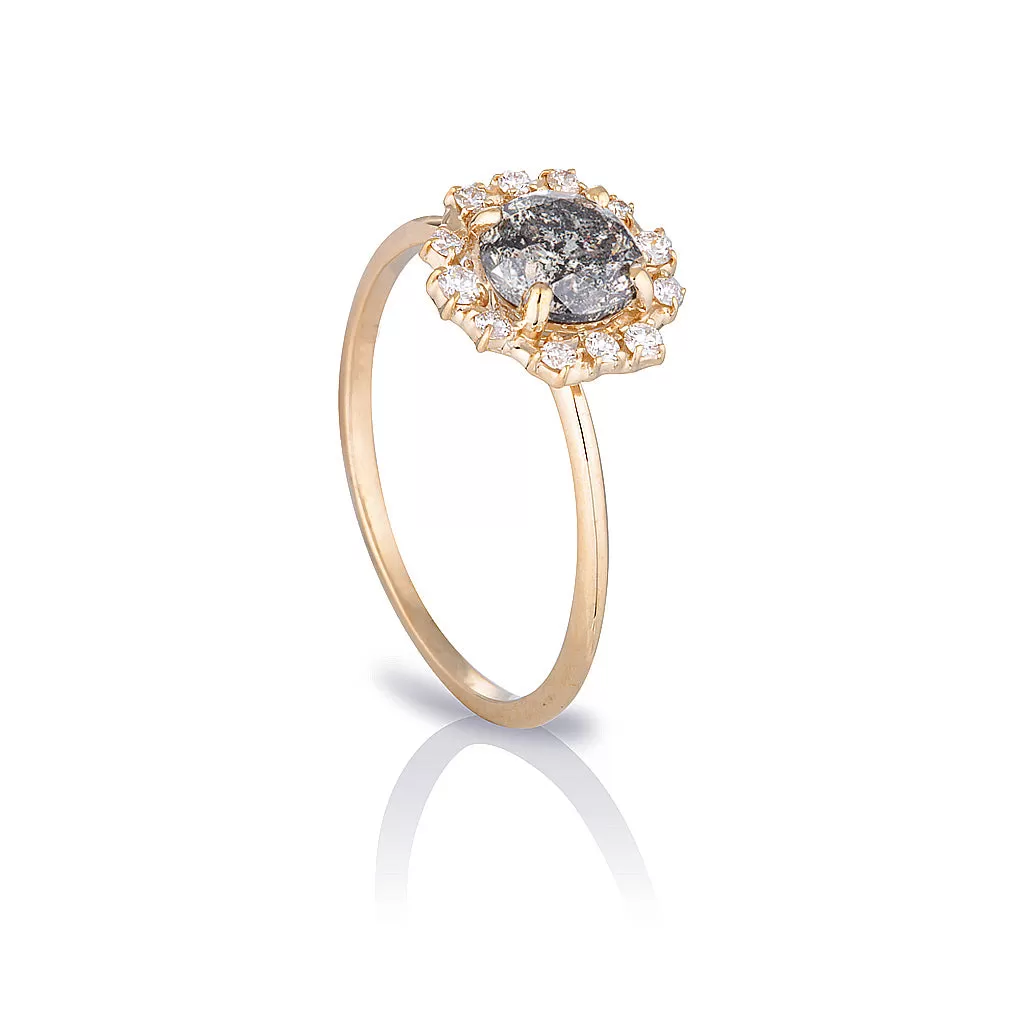 Annalise II | Salt & Pepper Diamond