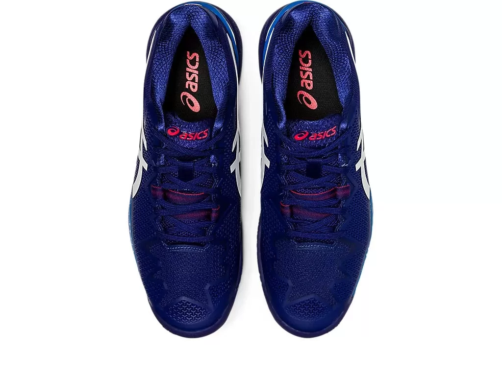 Asics Gel Resolution 8 Tennis Shoe - Dive Blue/White