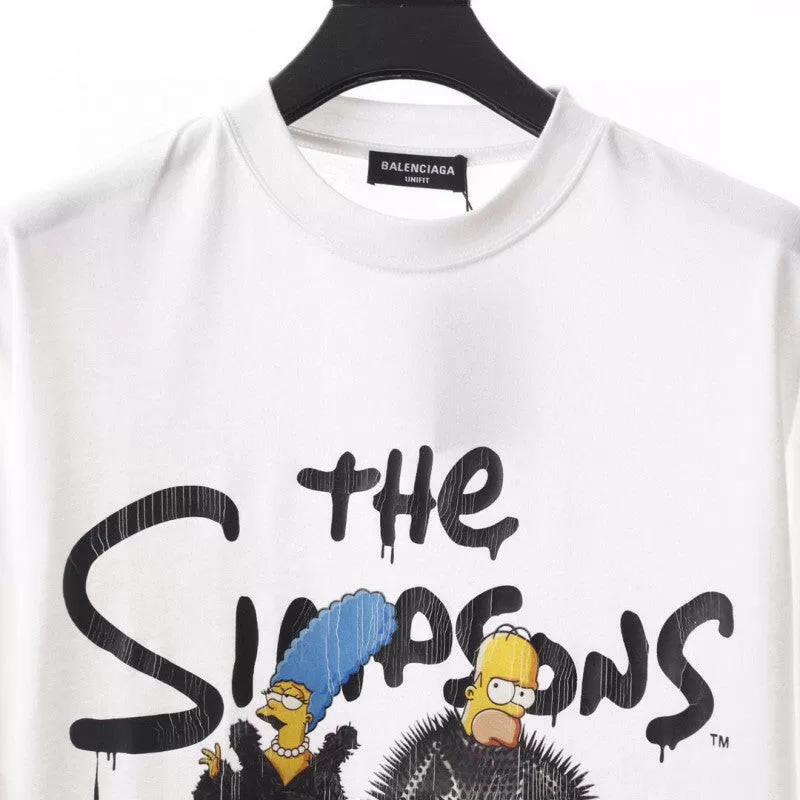 Balenciaga × Simpson White Shirts Apparel Collection