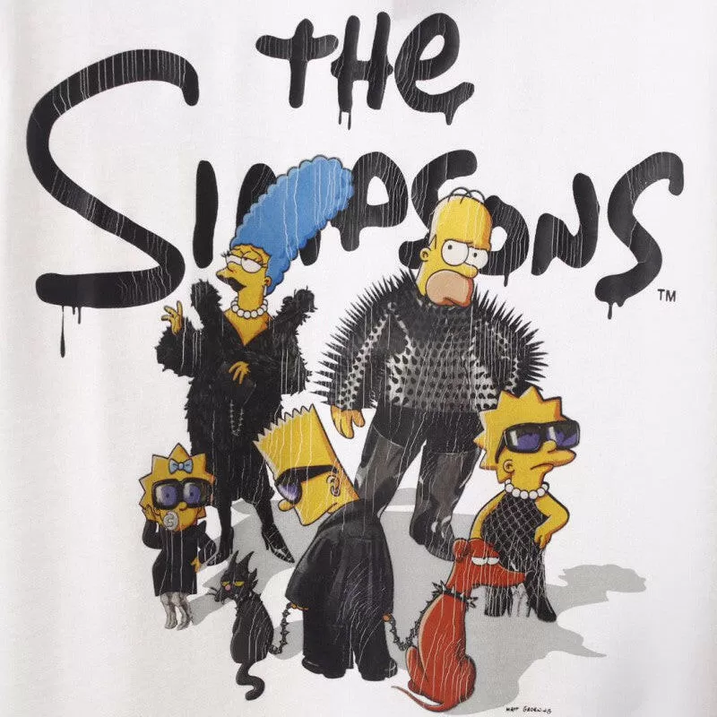 Balenciaga × Simpson White Shirts Apparel Collection