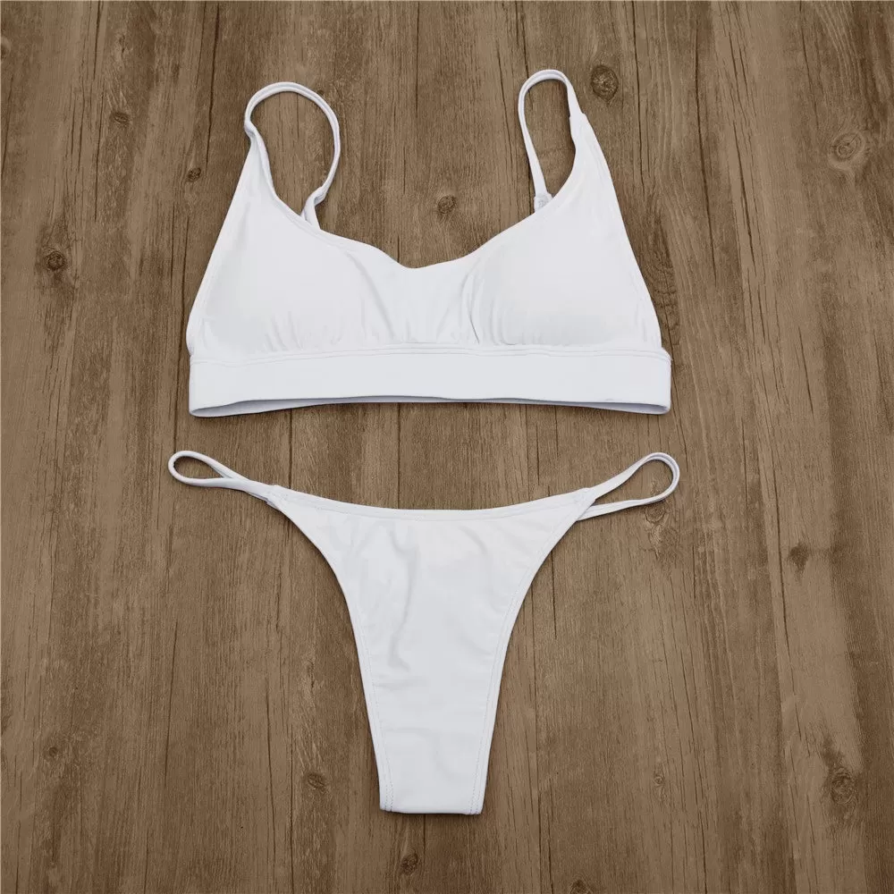 Bandage Bra Thong Bikini