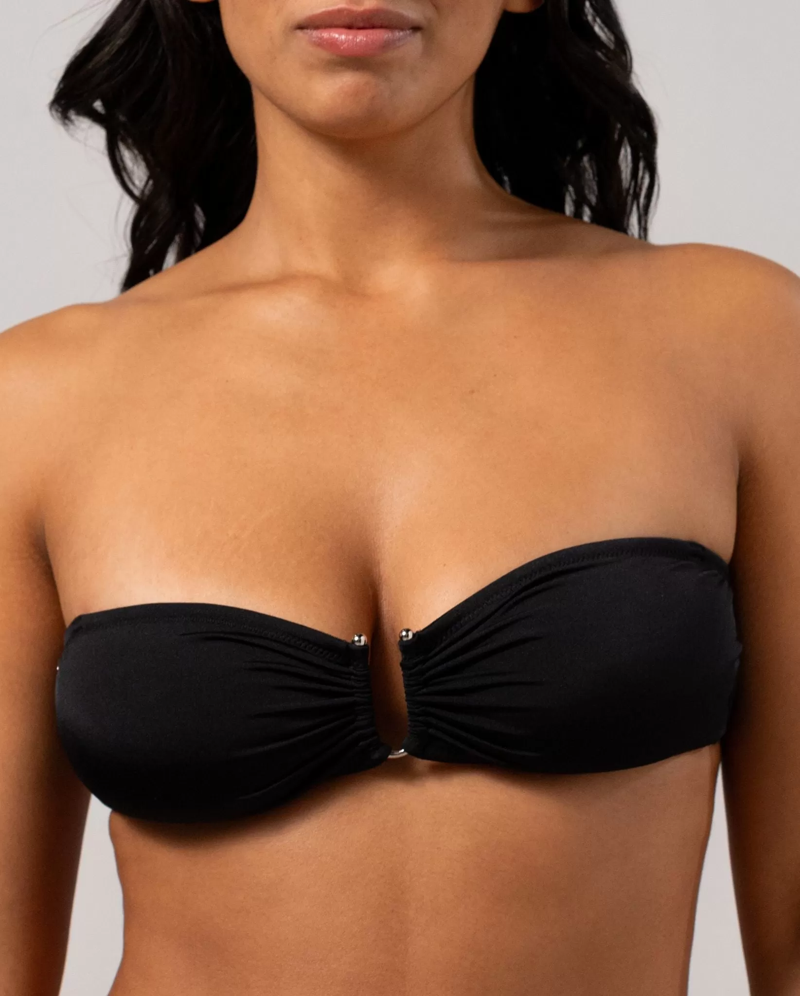 Bandeau Bikini Top Black