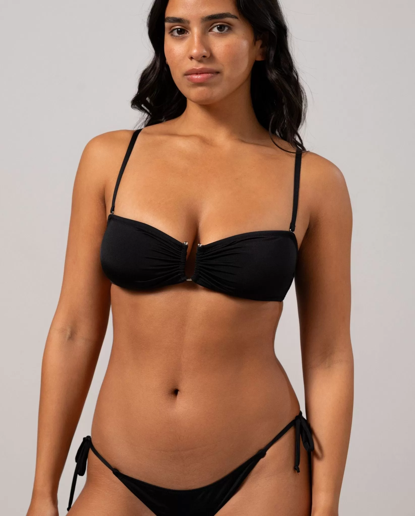 Bandeau Bikini Top Black