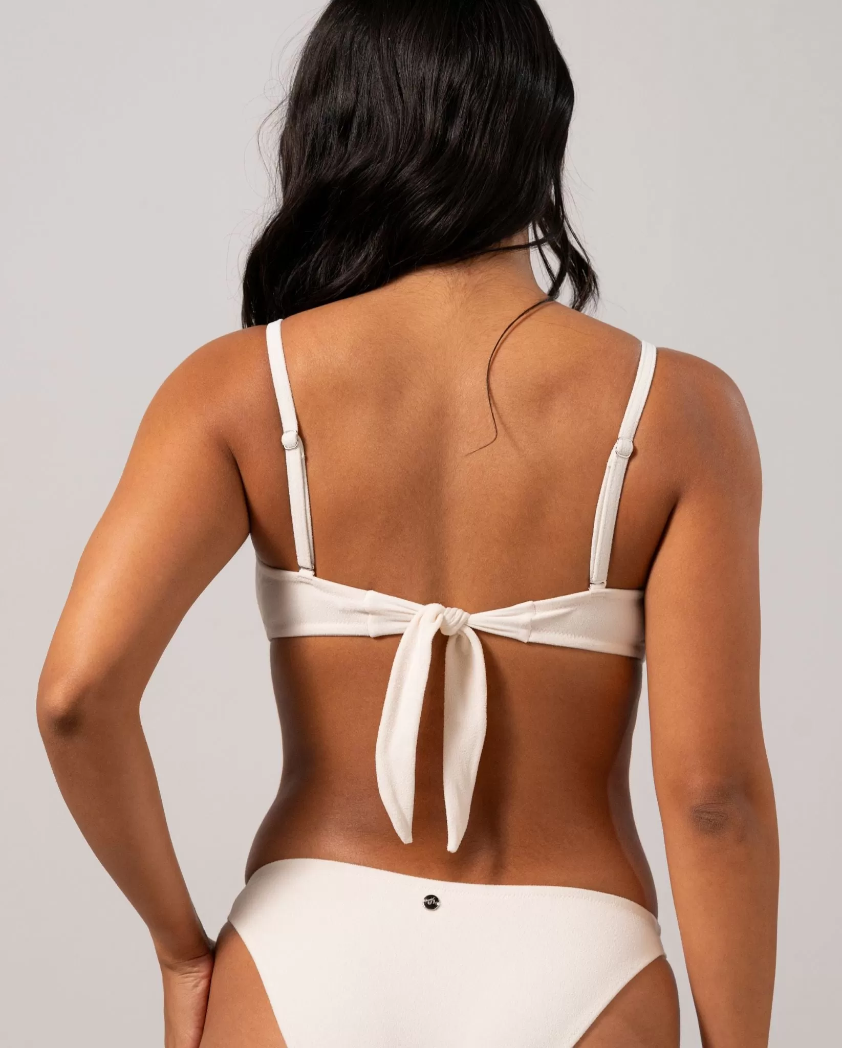 Bandeau Bikini Top Cream