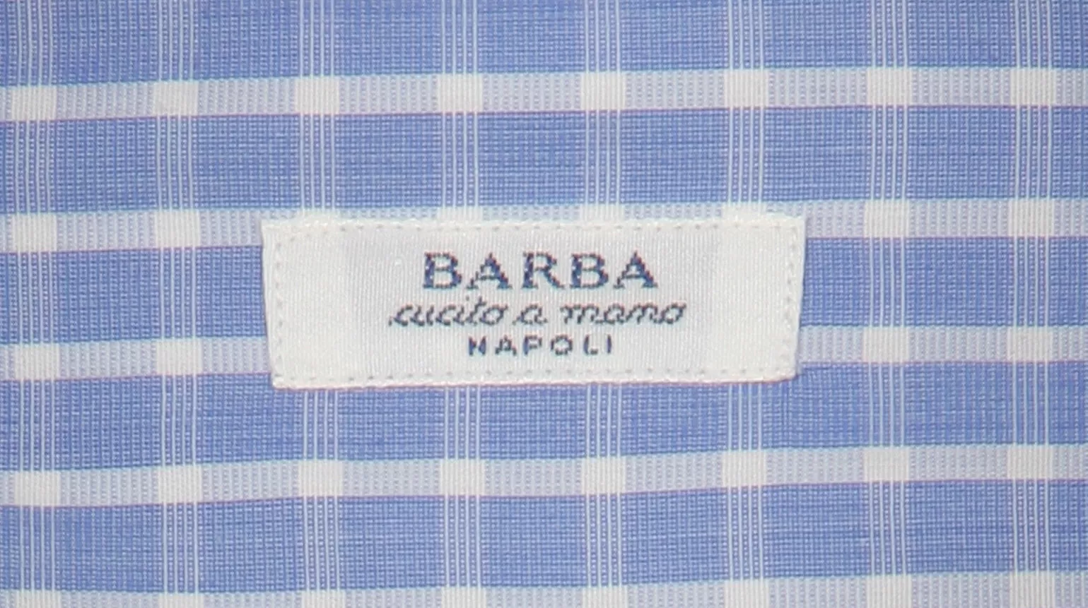 Barba Napoli Blue Shirt - Slim