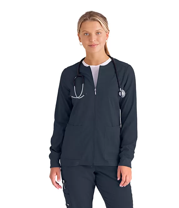 Barco Grey's Anatomy  SpandexStretch GRSW873 Zip Front Jacket