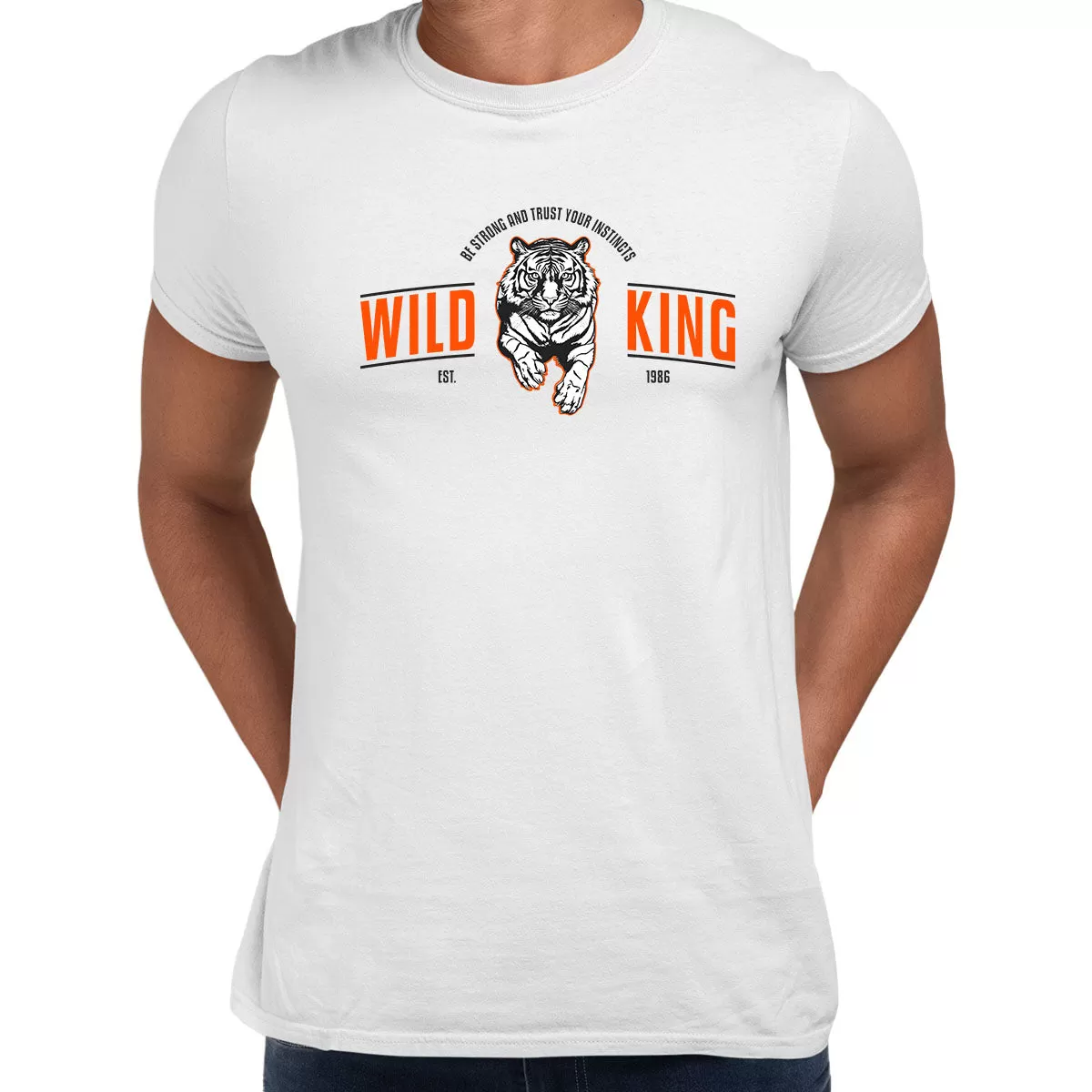 Be Strong trust your instincts Tiger funny Animal Unisex T-Shirts