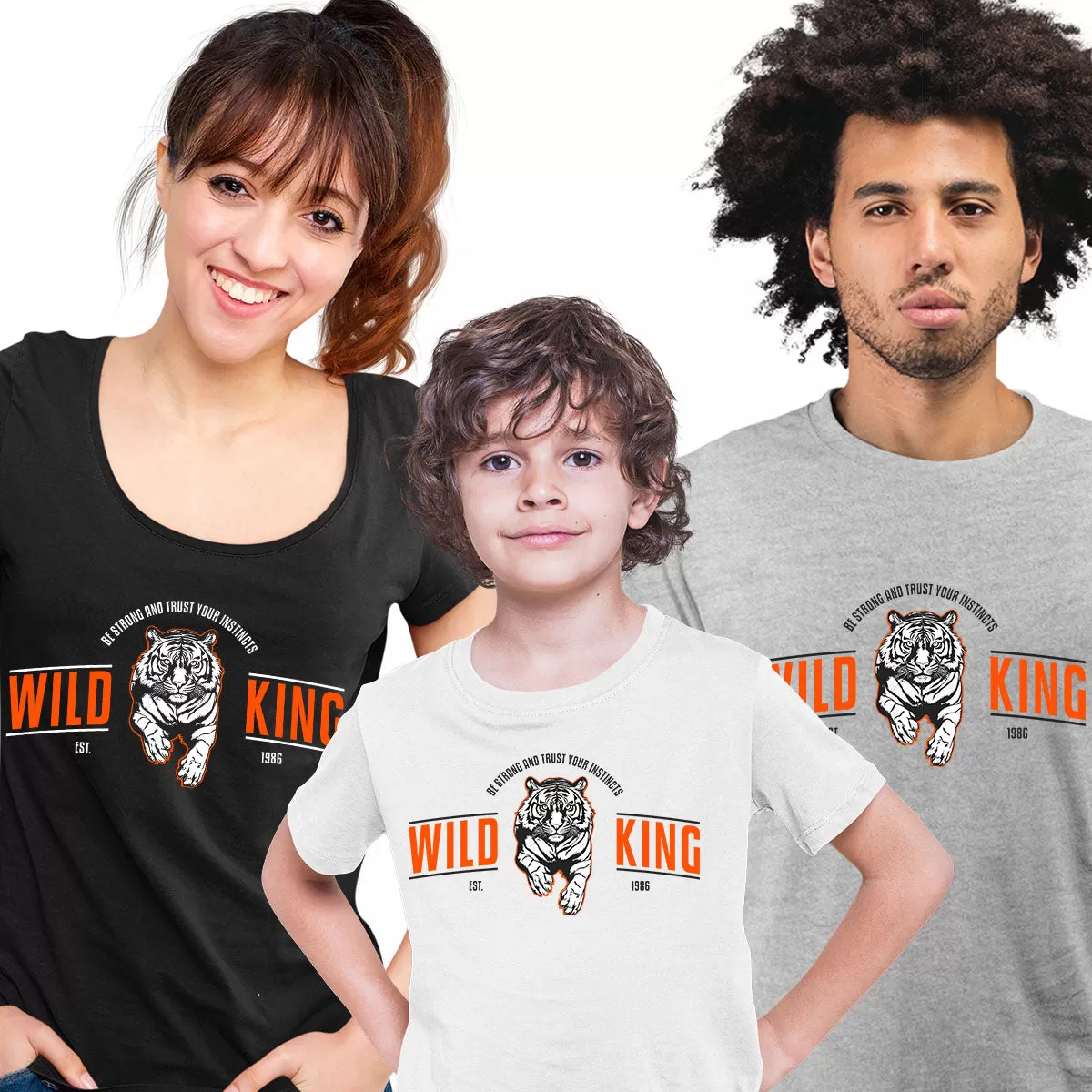 Be Strong trust your instincts Tiger funny Animal Unisex T-Shirts