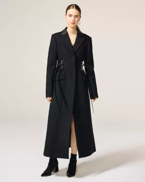 Black Harness Coat