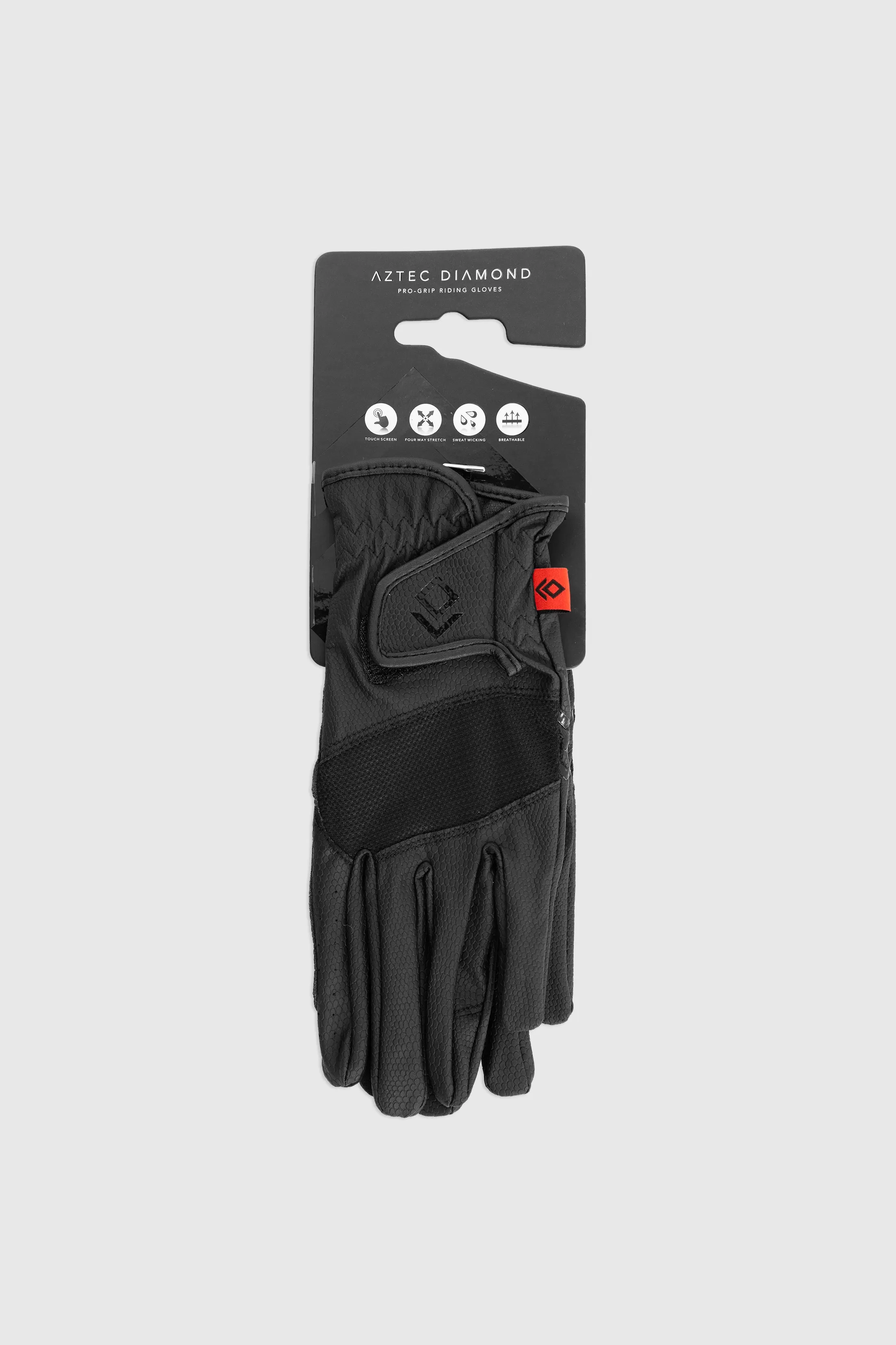 Black Pro Grip Riding Glove