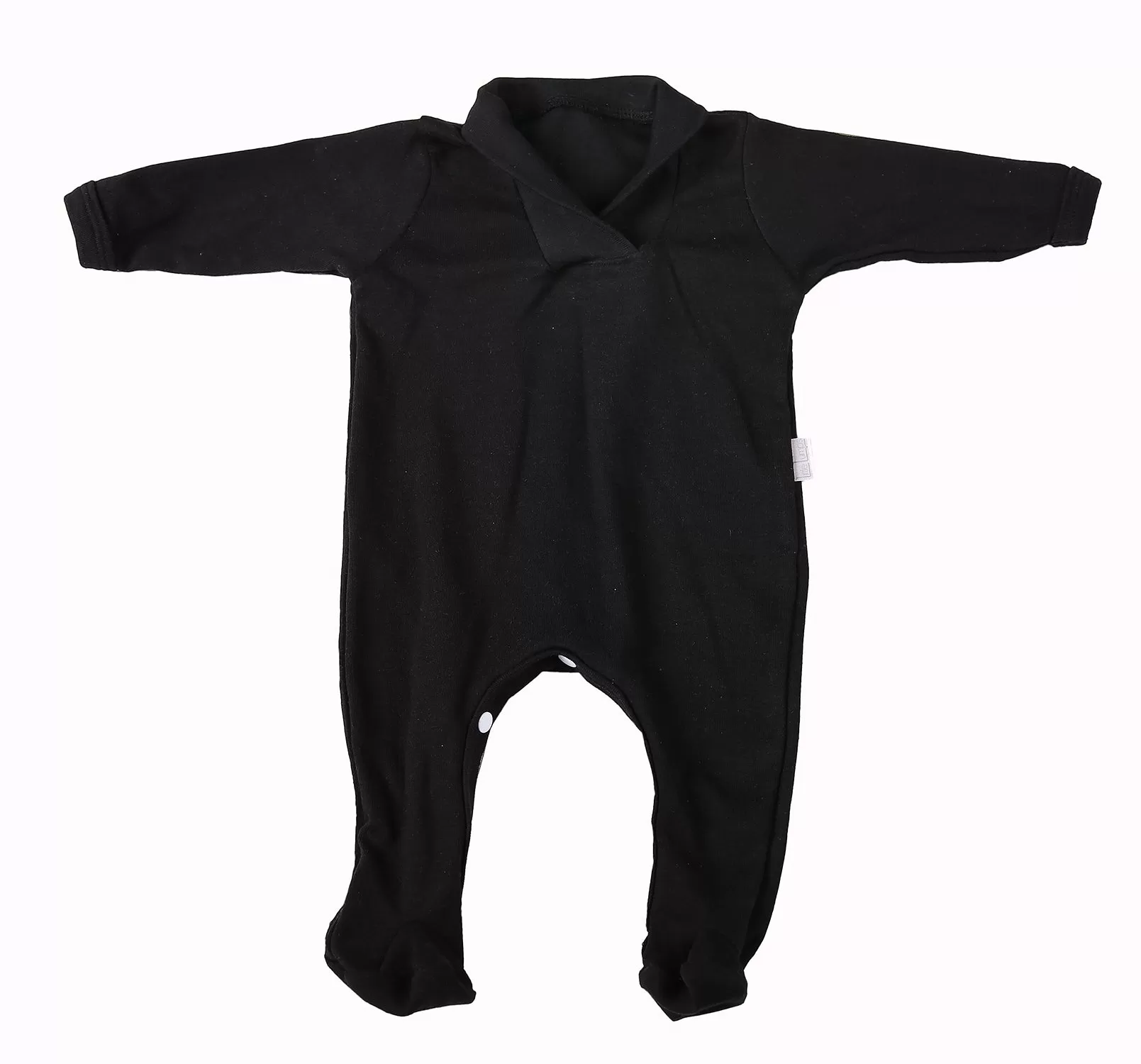 Blank Babygro With Crossover Collar