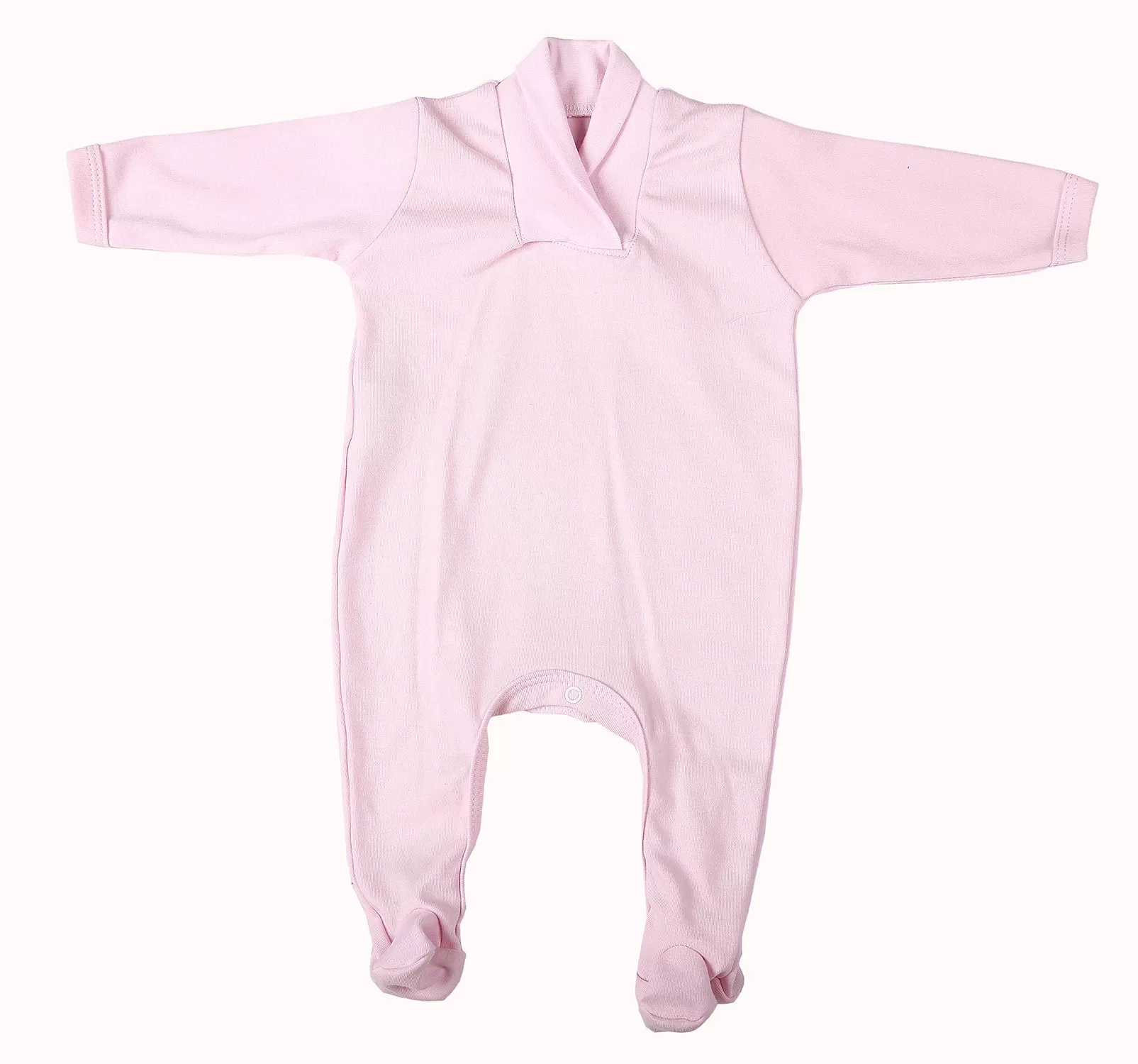 Blank Babygro With Crossover Collar