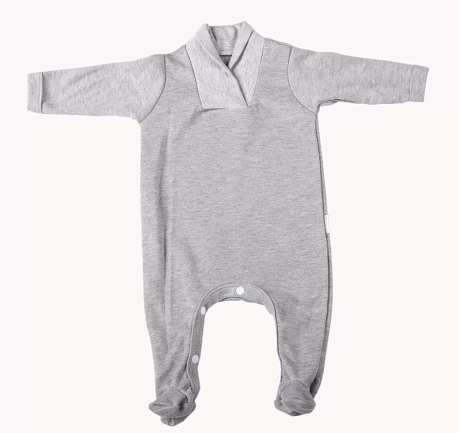 Blank Babygro With Crossover Collar