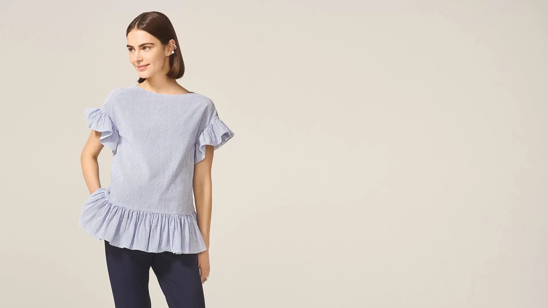 Blue Hampton Top