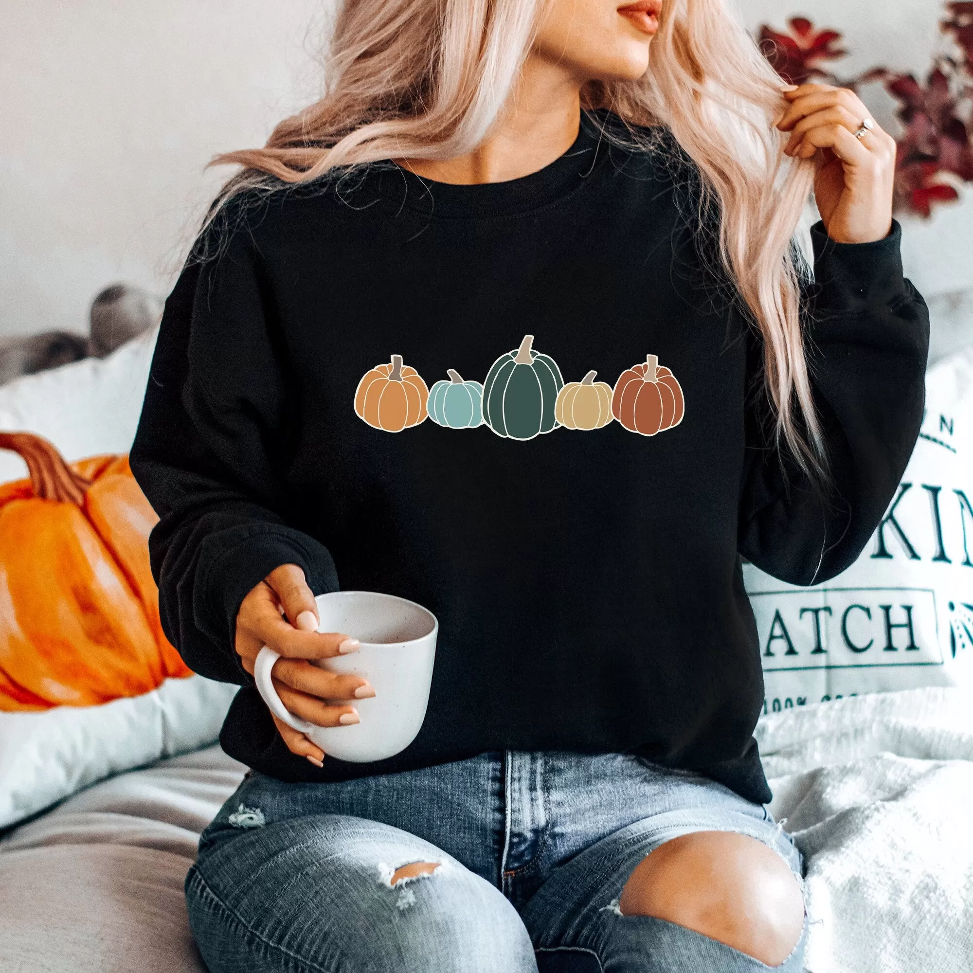 Boho Pumpkin Sweatshirt