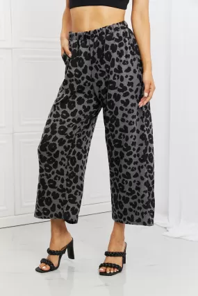 BOMBOM Stay Cozy Pattern Wide Leg Pants