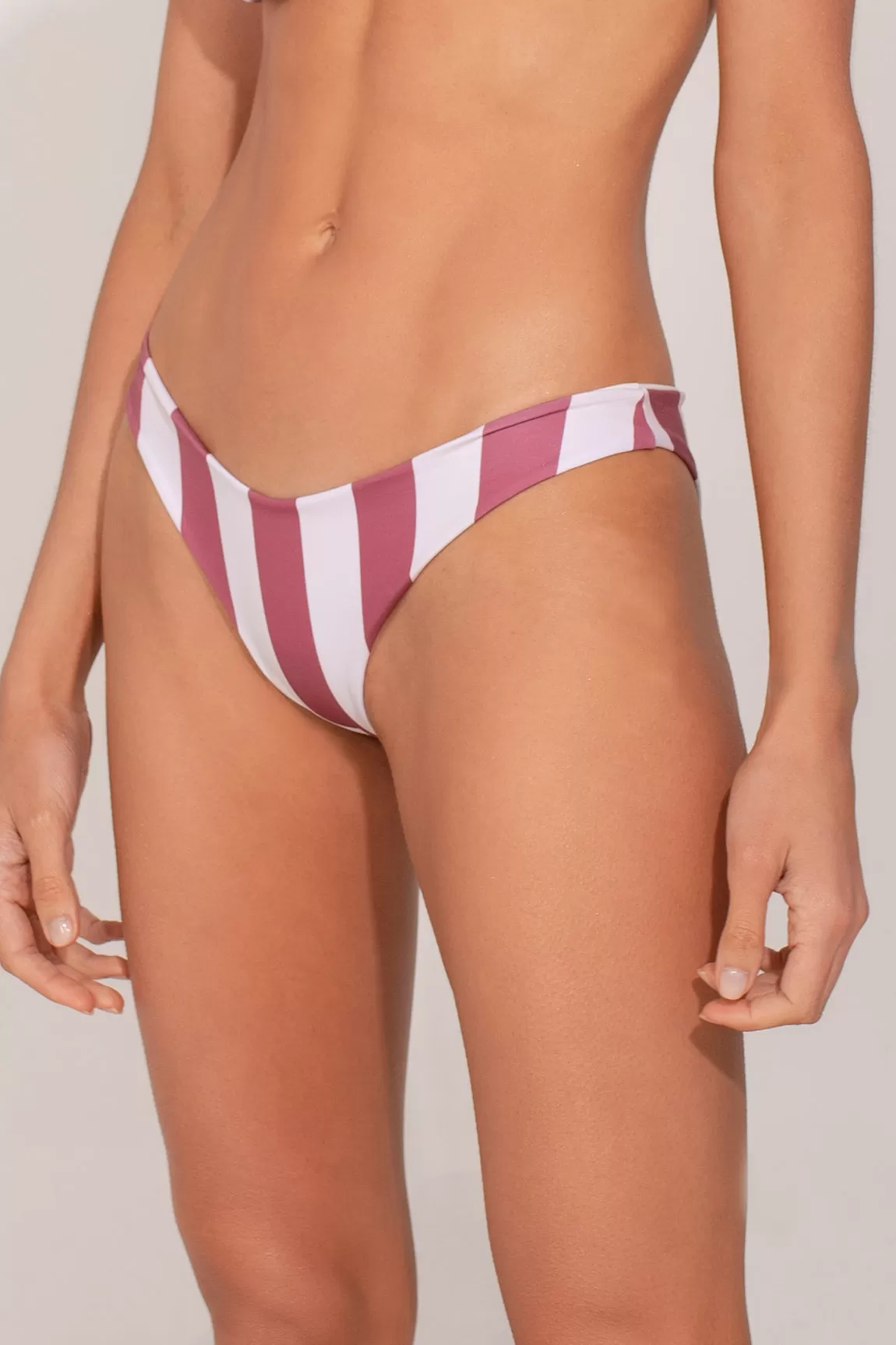 Bottom The Scrunchie Stripes Dark Cherry SC