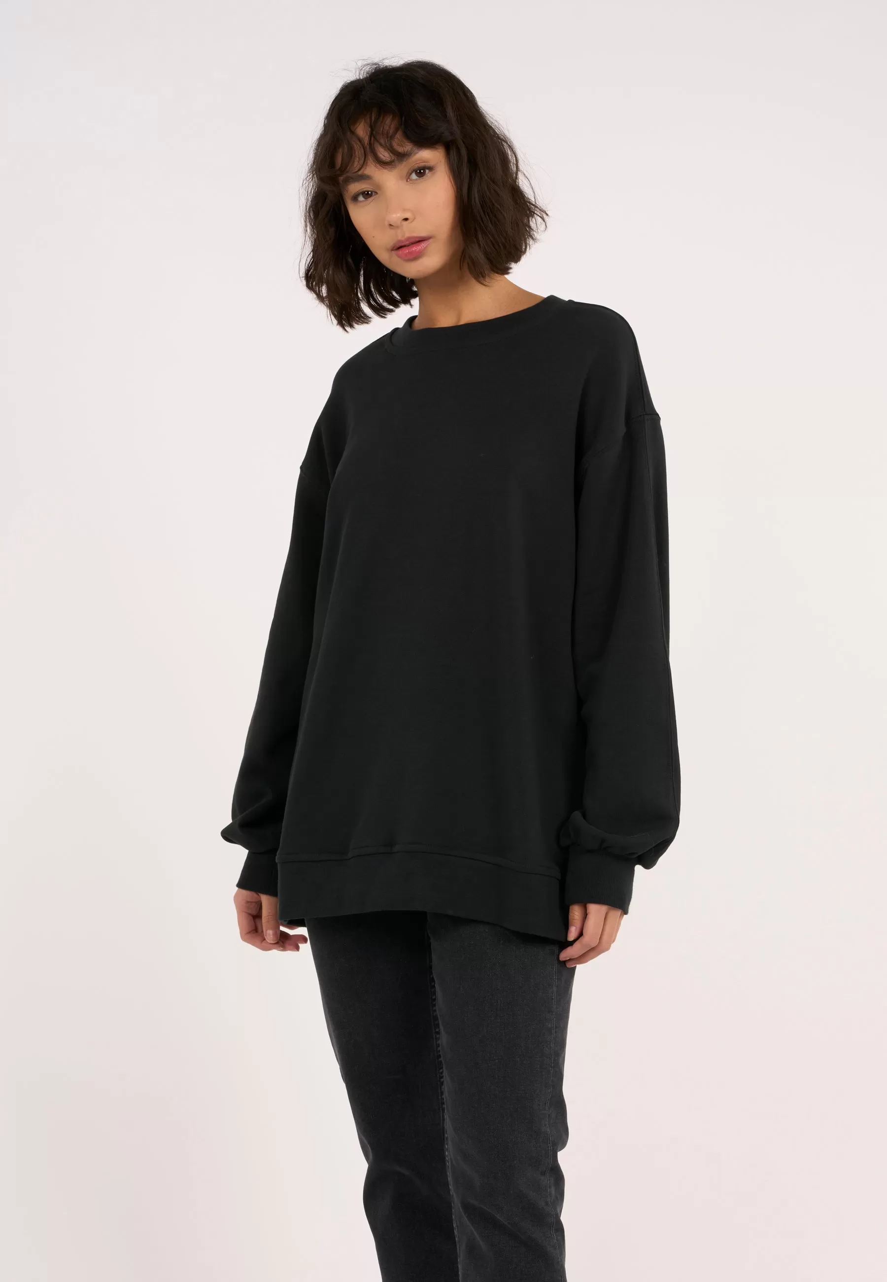 Boxy sweatshirt - Black Jet