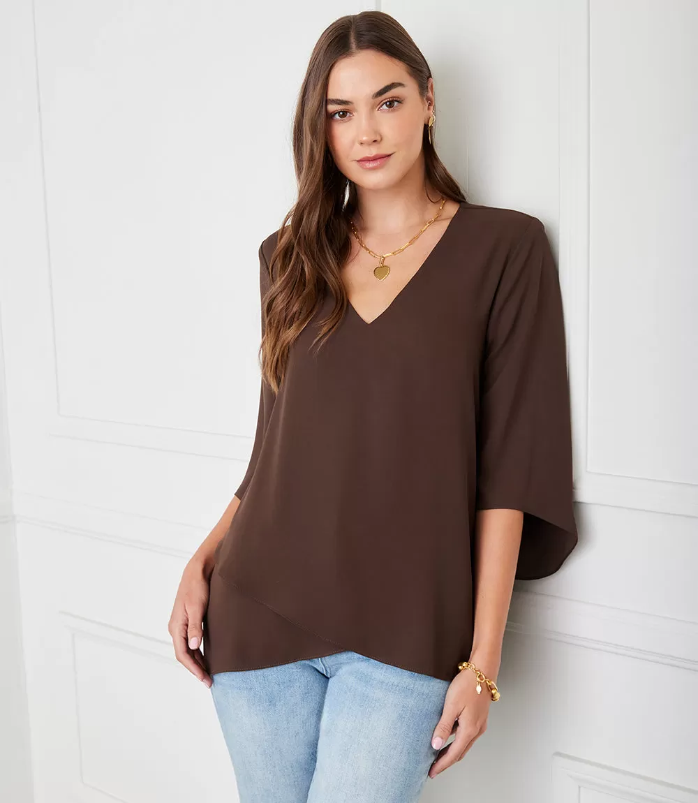 Bracelet Sleeve Asymmetric Top