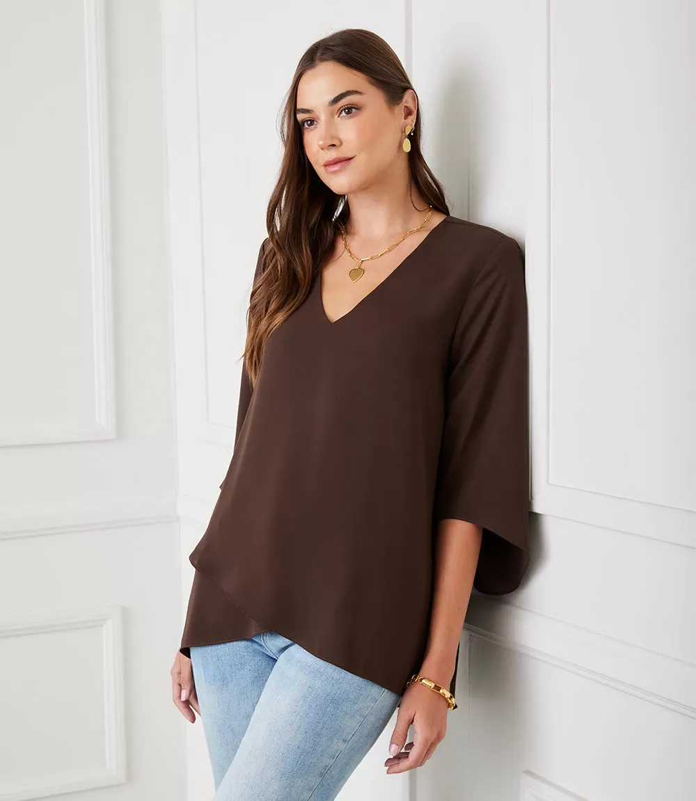 Bracelet Sleeve Asymmetric Top