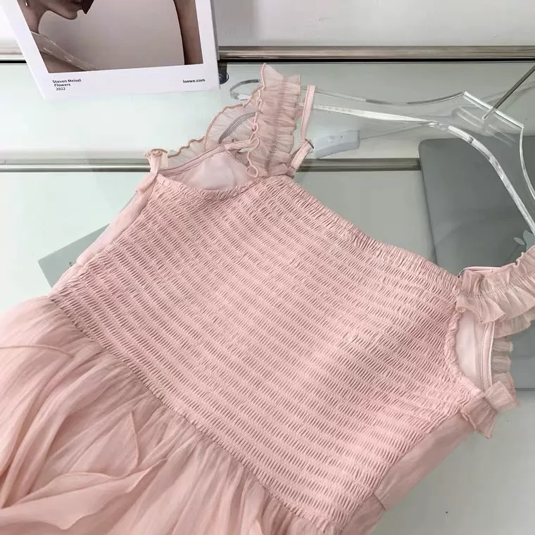 Calla Pastel Pink Soft Girl Aesthetic Fairy Dress