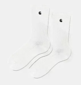 Carhartt WIP Madison Pack Socks in White