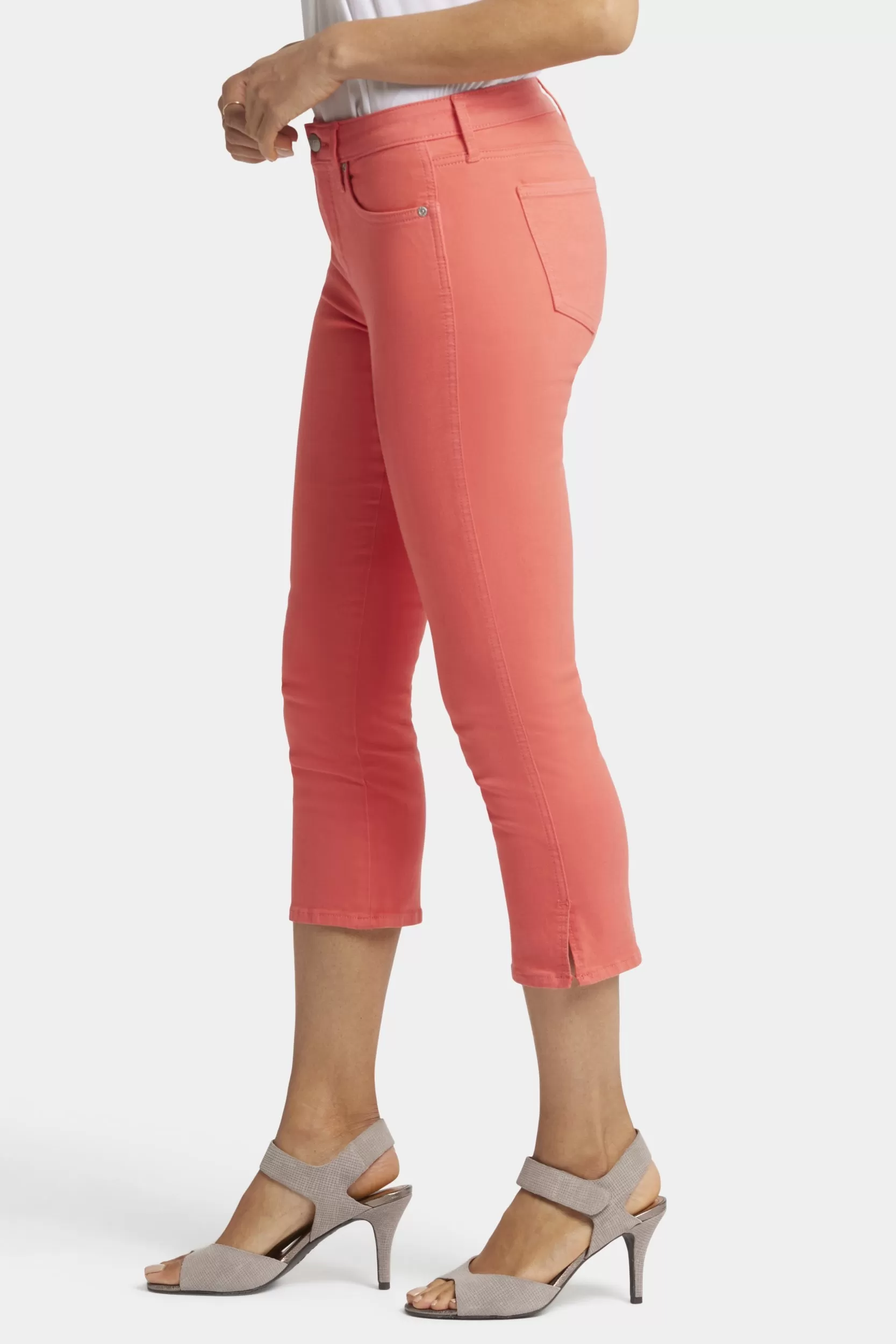 Chloe Capri Jeans Oranje Gekleurde Denim | Fruit Punch