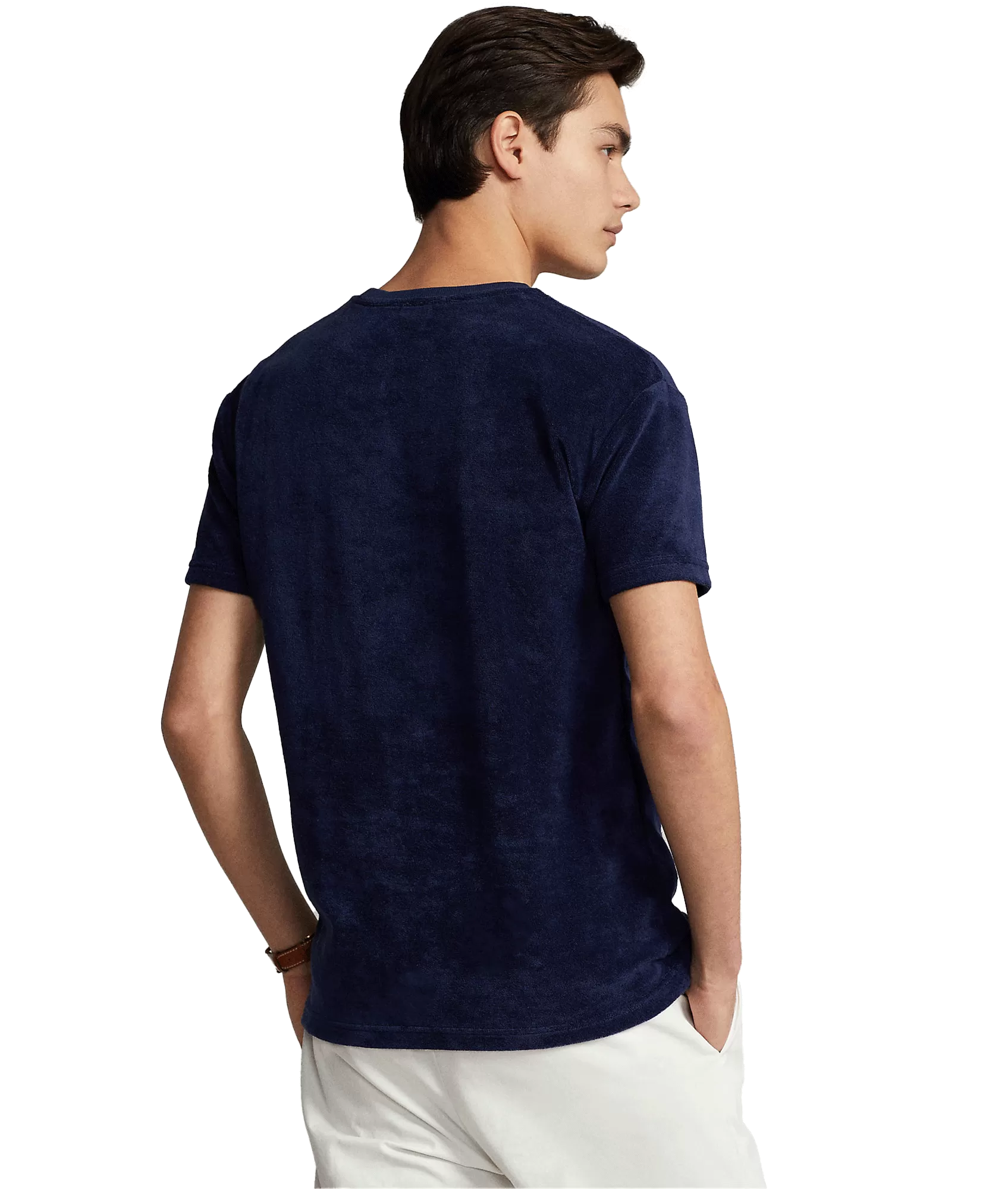 Classic Fit Terry T-shirt - Navy