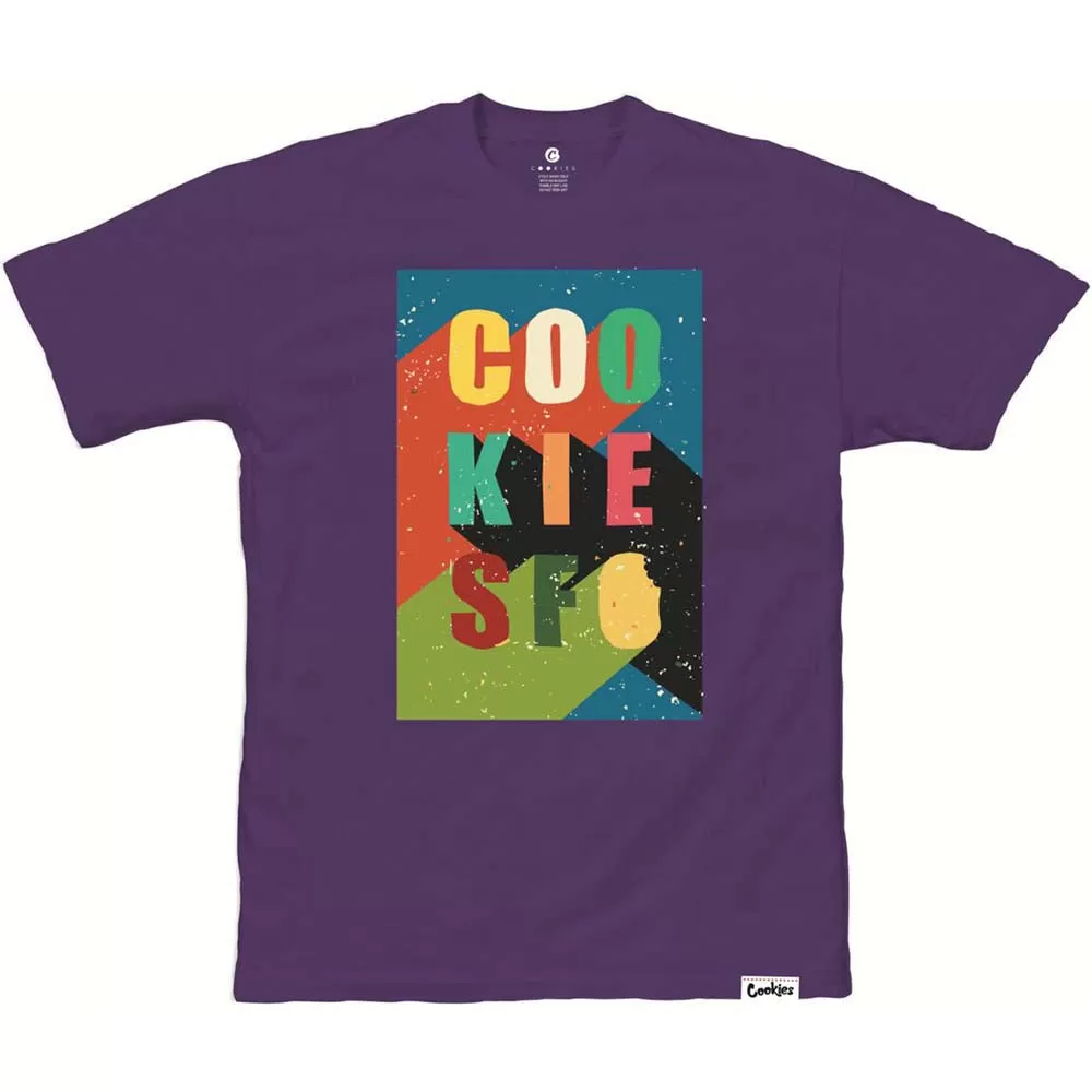 Cookies SF Men Vintage Bars Tee (Purple)