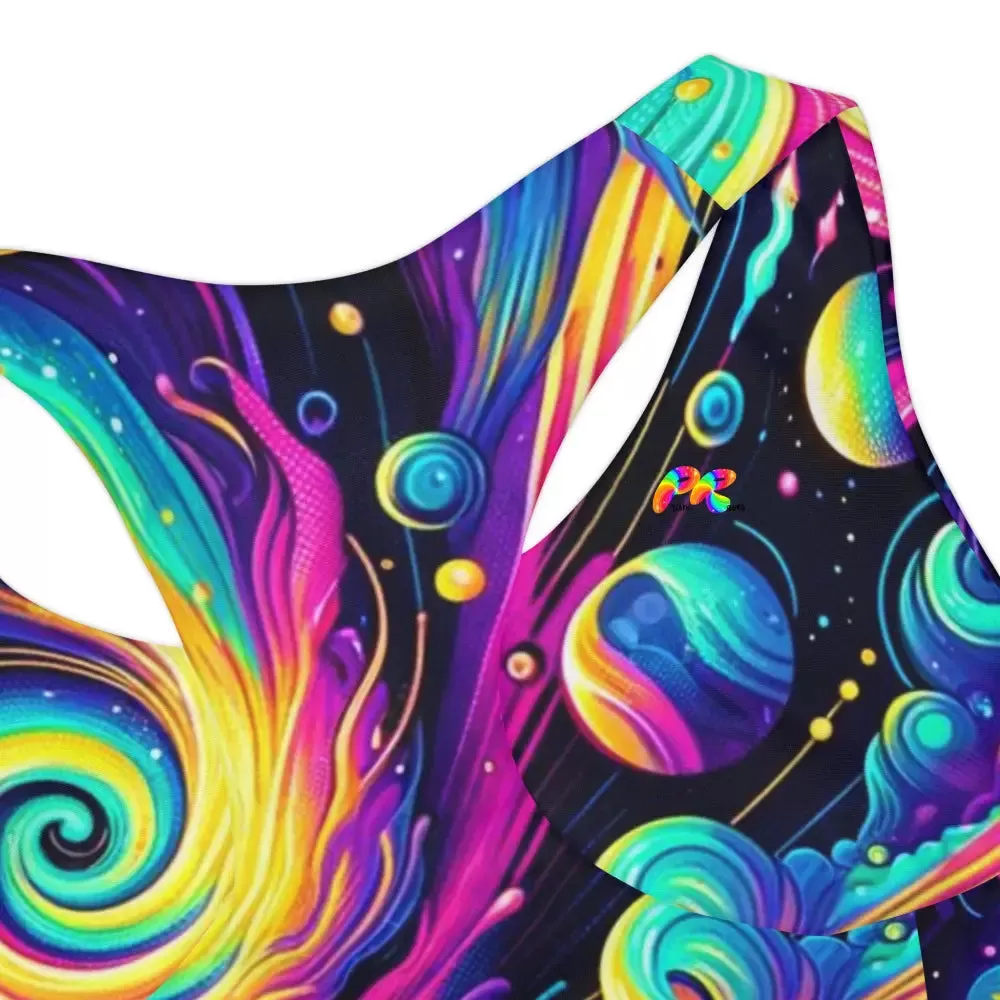 Cosmic Dance Girls Two Piece Swimsuit