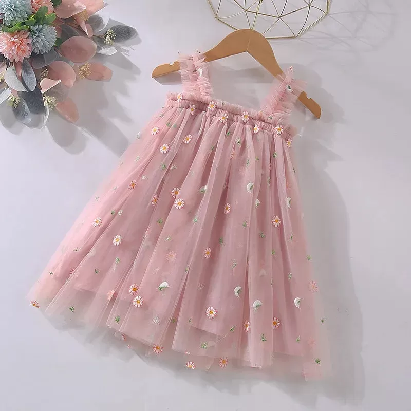 Daisy Embroidered Dress