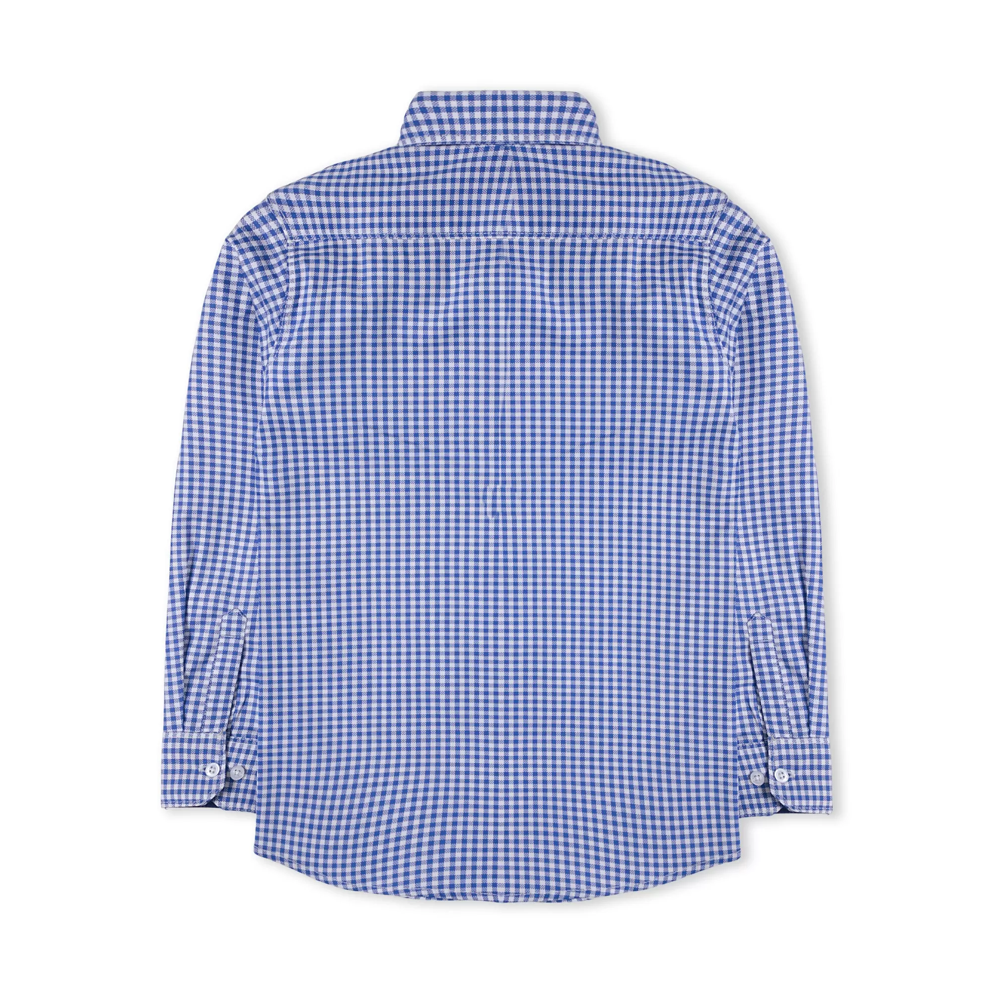 Dark Blue & White Checkerd Shirt