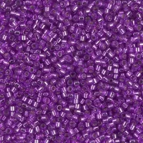 DB00-1345, Miyuki 5.2g Dyed Silver Lined Bright Violet