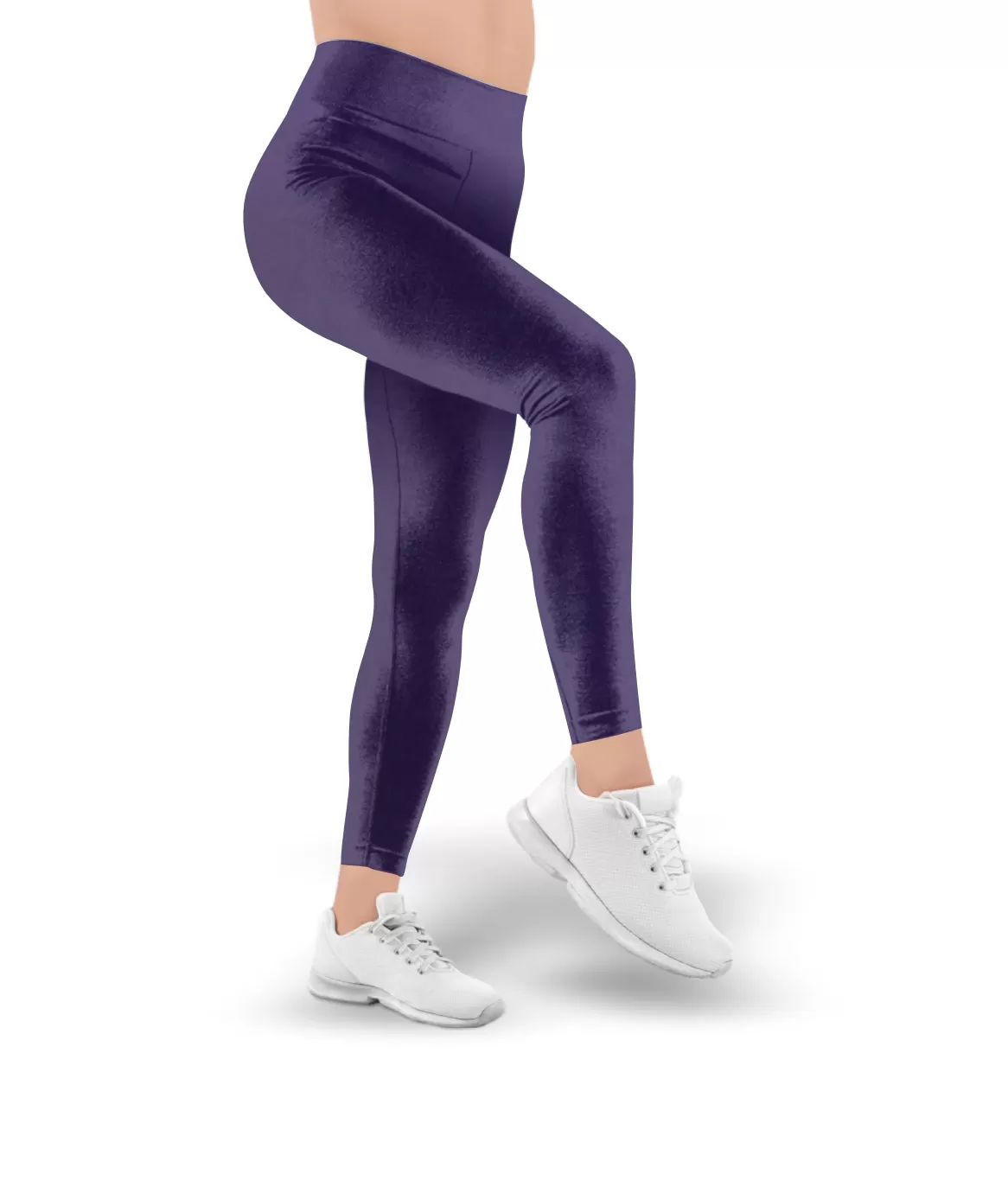 Deep Purple in Athleisure Leggings