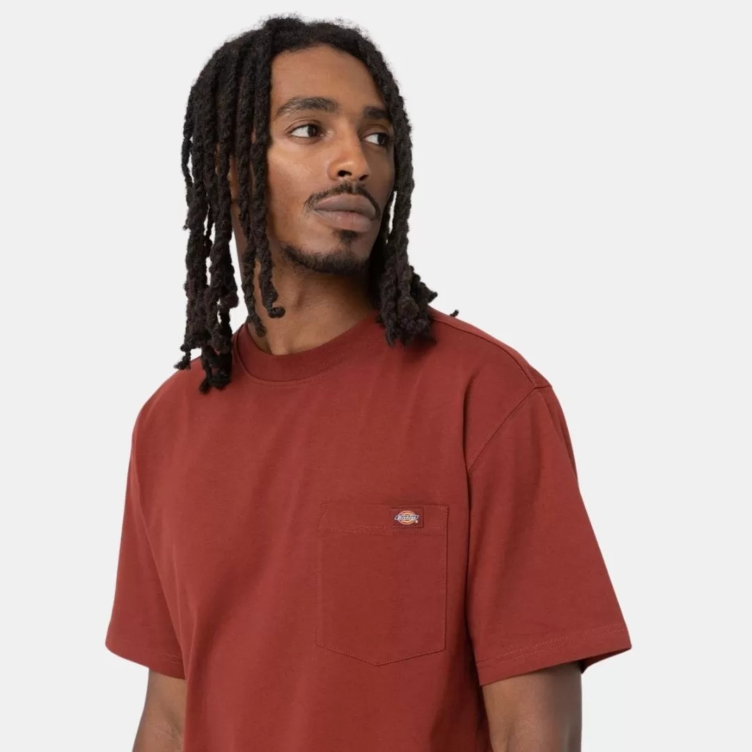 Dickies T-Shirt Luray Pocket Tee Bordeaux