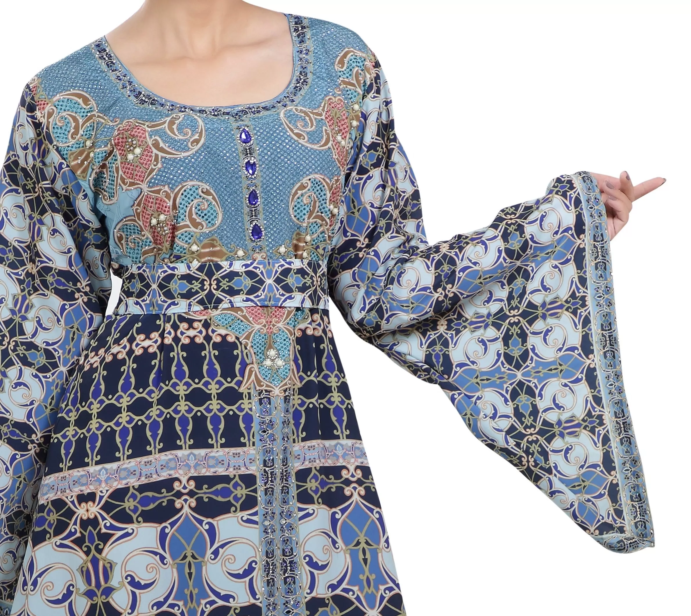 Digital Printed Maxi With Geometric Design