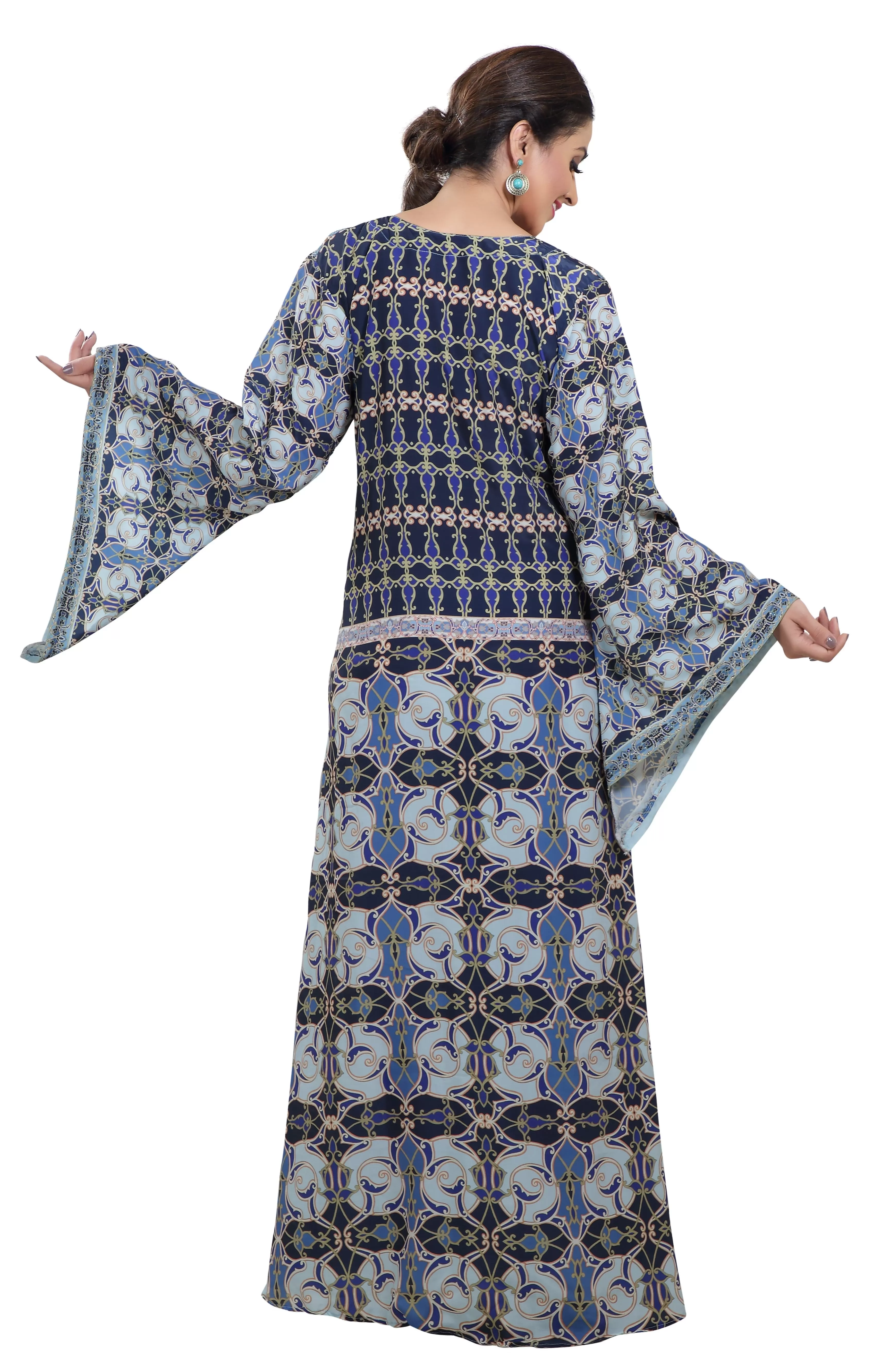 Digital Printed Maxi With Geometric Design