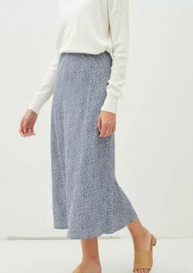 FINAL SALE - Floral Midi Skirt - 2 Colors!