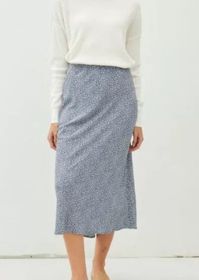 FINAL SALE - Floral Midi Skirt - 2 Colors!