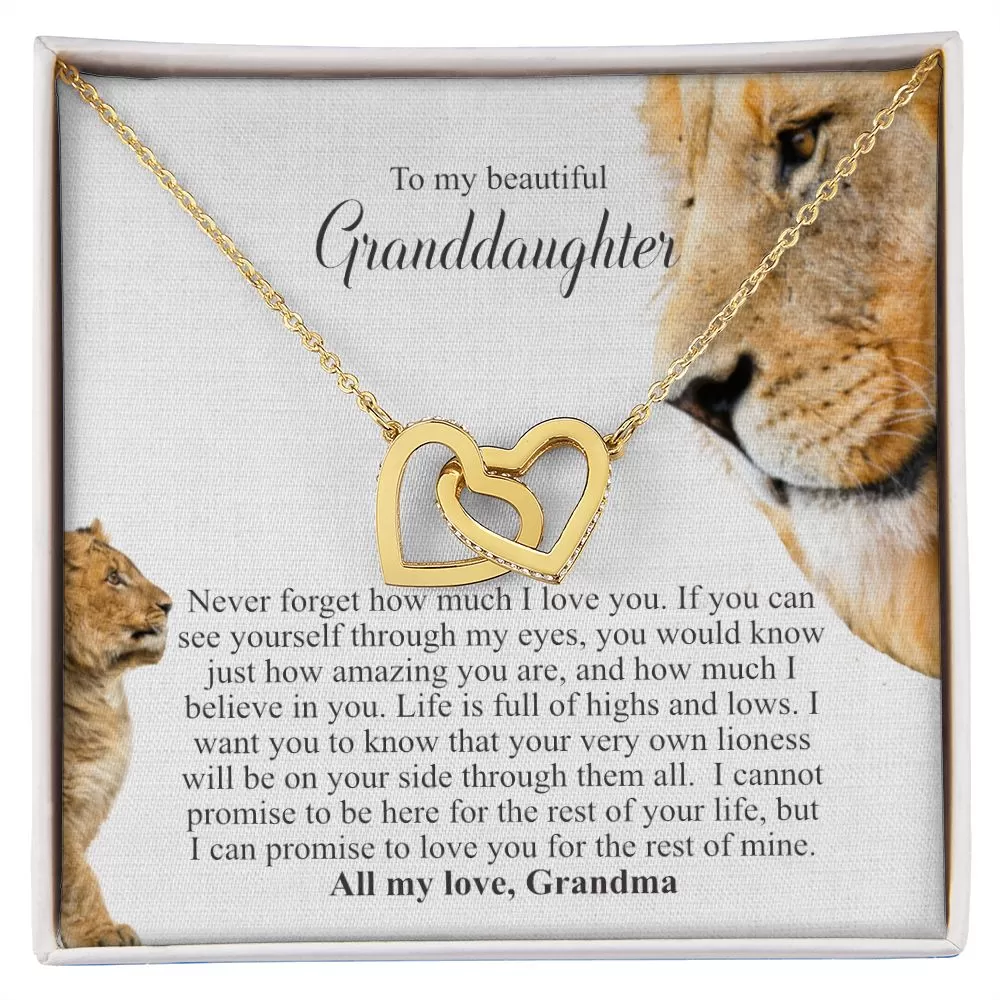 Gift for Girls | To my beautiful Granddaughter | Minimalist Necklace | Love Grandma