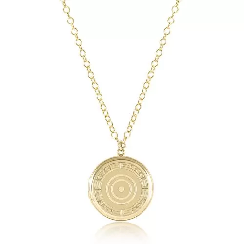 GOLD CHERISH LARGE LOCKET GOLD