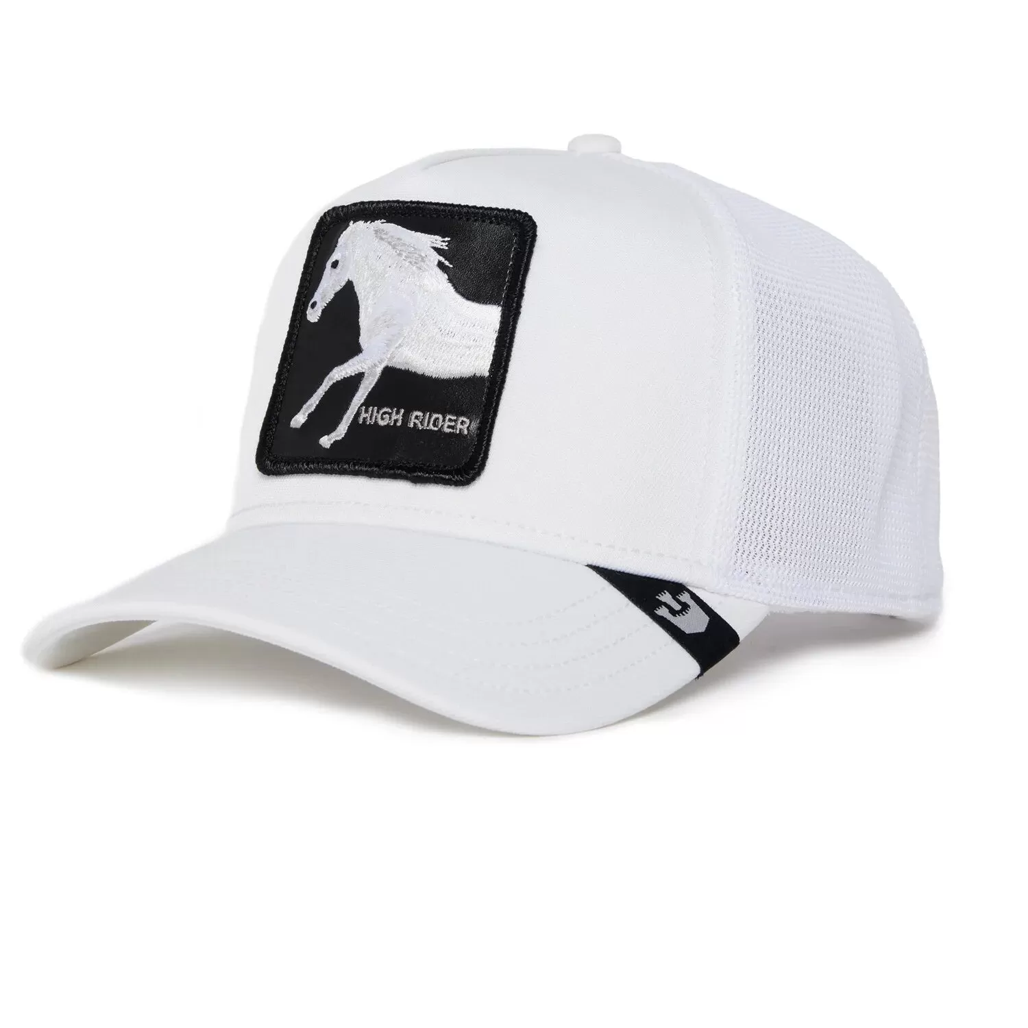 Goorin Bros Platinum High (High Rider) Trucker Hat (White)